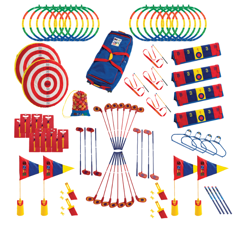 The Large Coaching Kit with 34' Launchers and Rollers