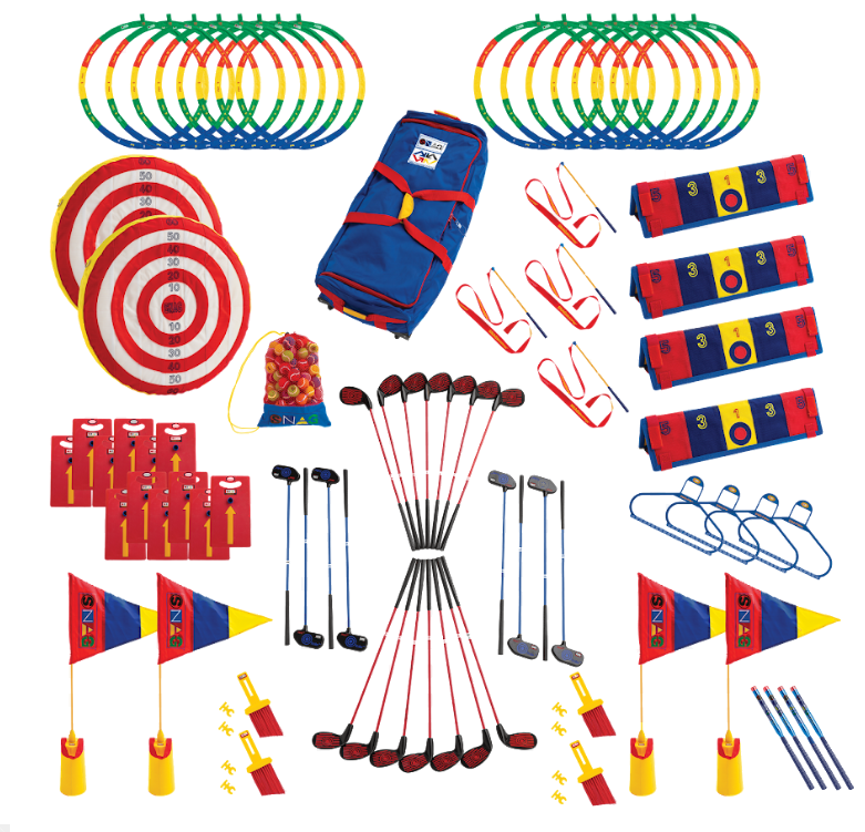 The Large Coaching Kit with 35' Launchers and Rollers